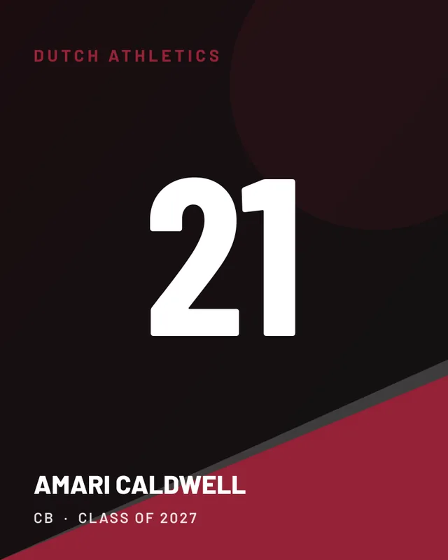 Amari Caldwell, jersey card