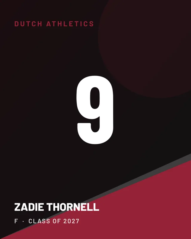 Zadie Thornell, jersey card