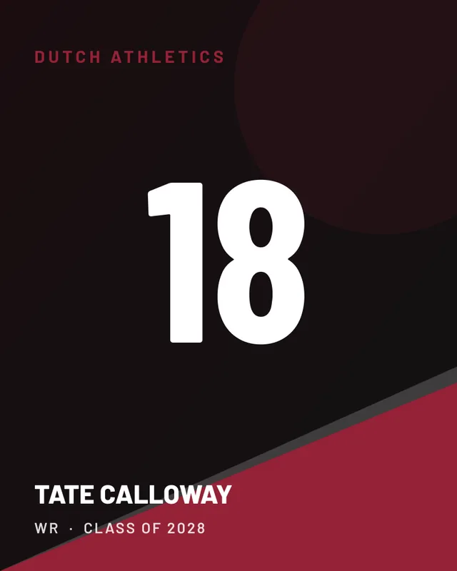 Tate Calloway, jersey card