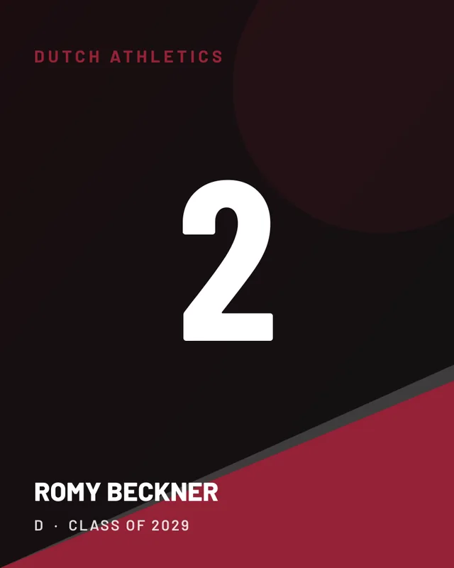 Romy Beckner, jersey card