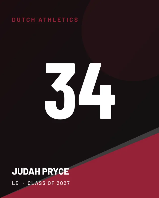 Judah Pryce, jersey card