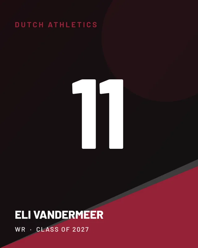 Eli Vandermeer, jersey card