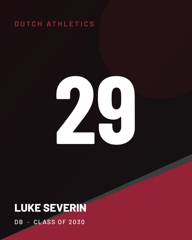 Luke Severin, jersey card