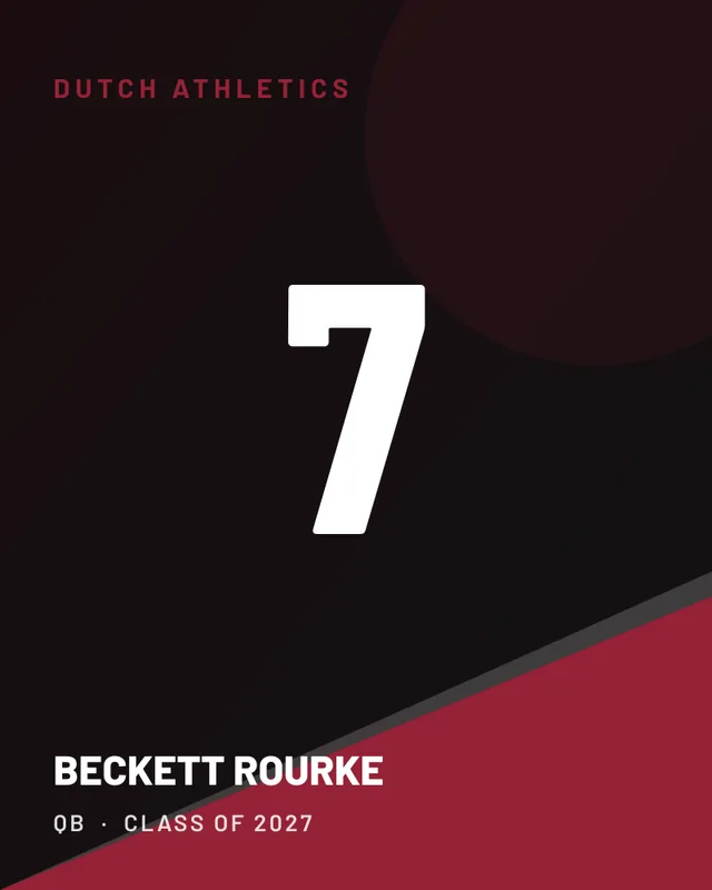Beckett Rourke, jersey card