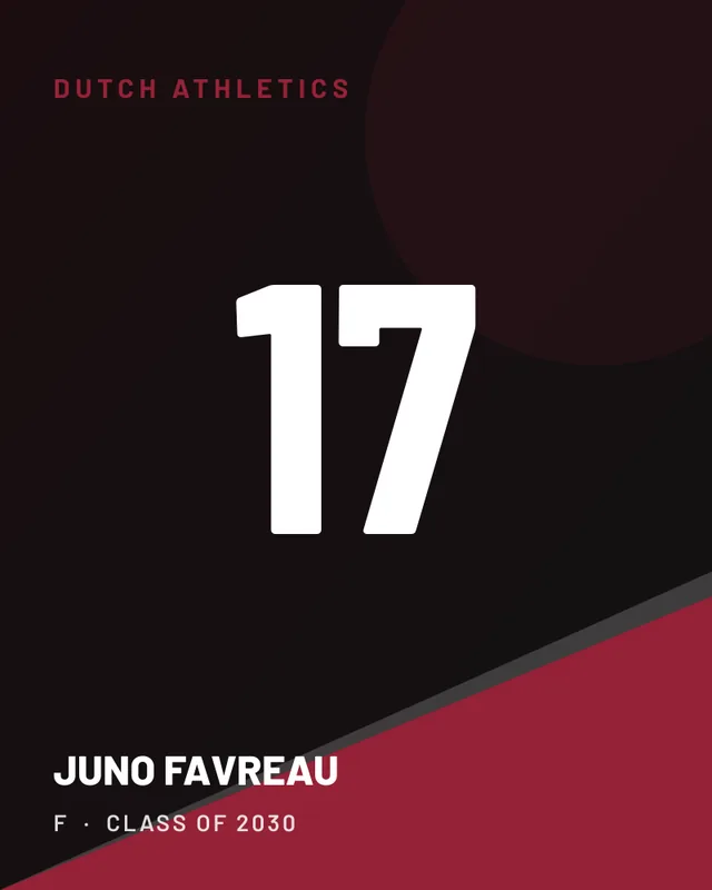 Juno Favreau, jersey card