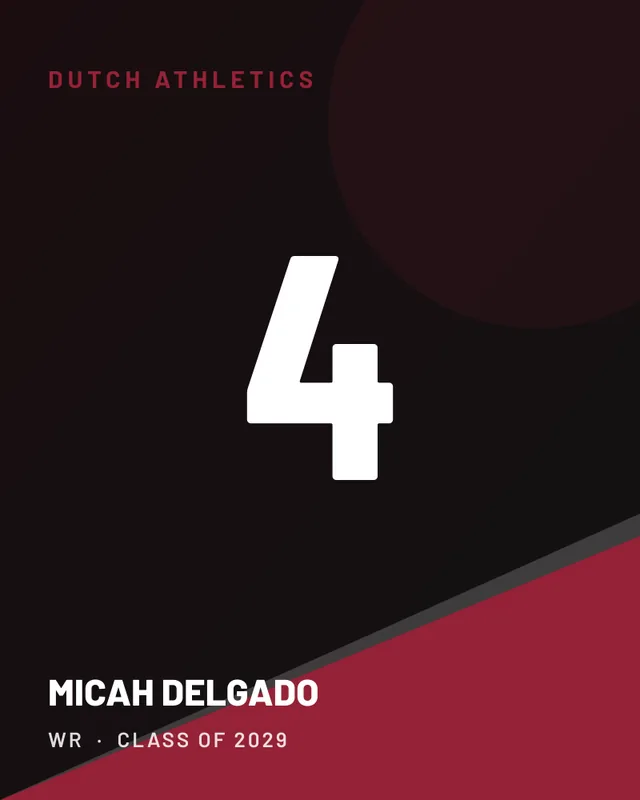 Micah Delgado, jersey card