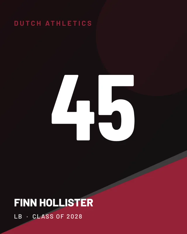 Finn Hollister, jersey card