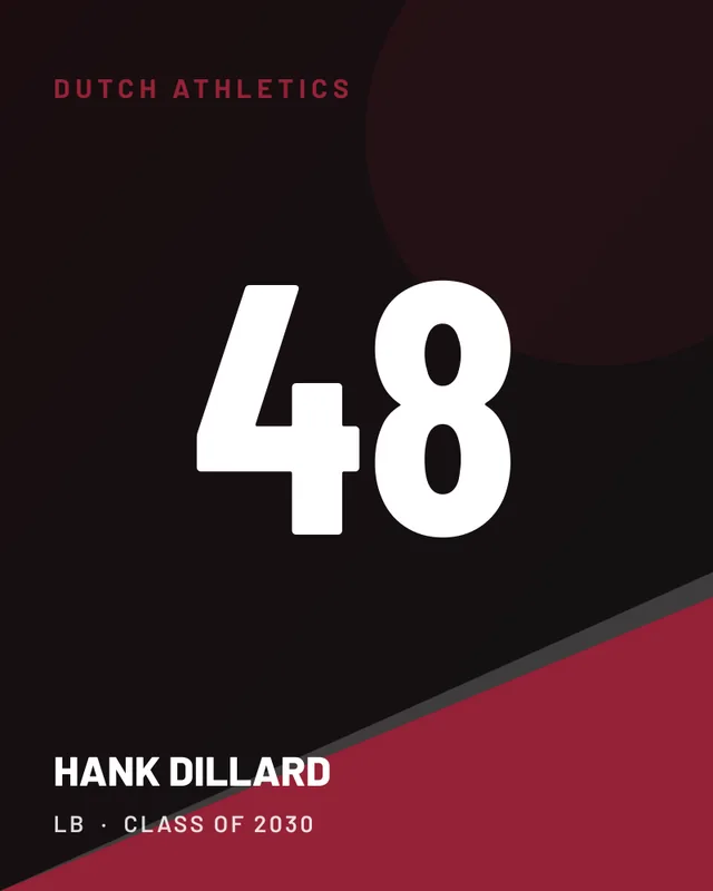 Hank Dillard, jersey card